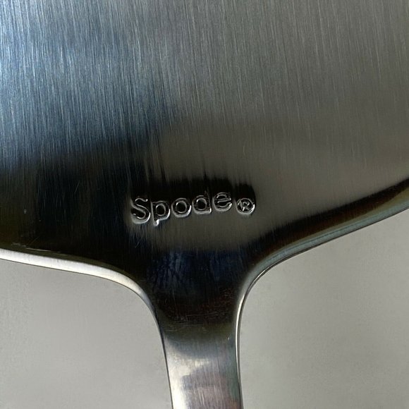 Spode Blue and White Cake Server - Picture 4 of 7